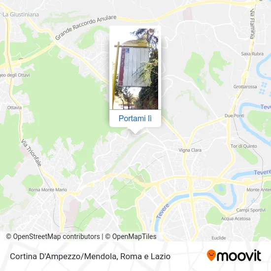 Mappa Cortina D'Ampezzo/Mendola