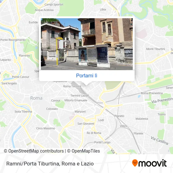 Mappa Ramni/Porta Tiburtina