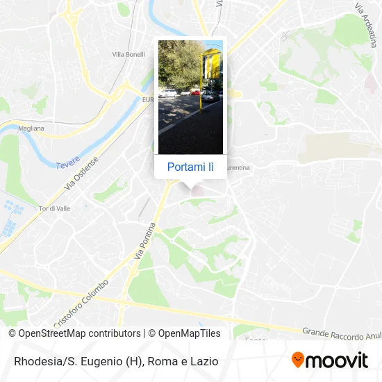 Mappa Rhodesia/S. Eugenio (H)