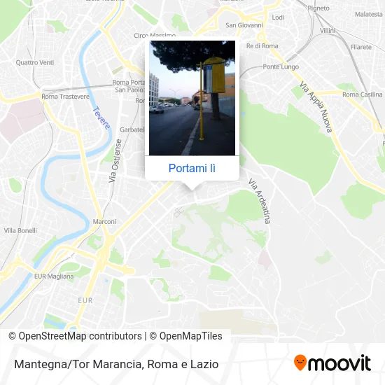 Mappa Mantegna/Tor Marancia