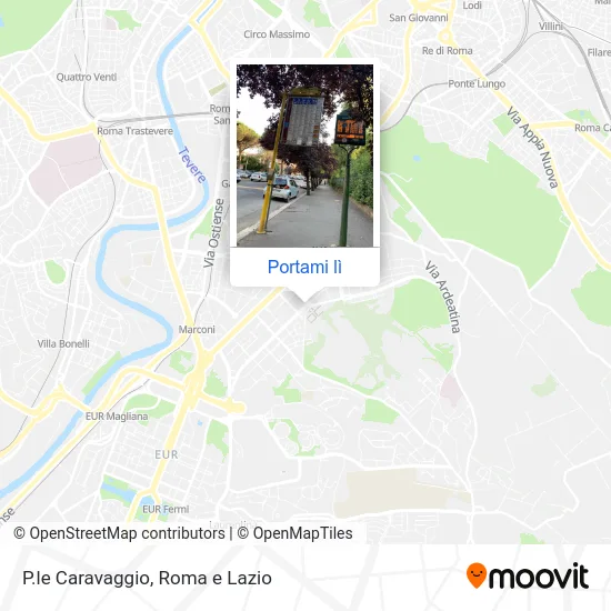 Mappa P.le Caravaggio