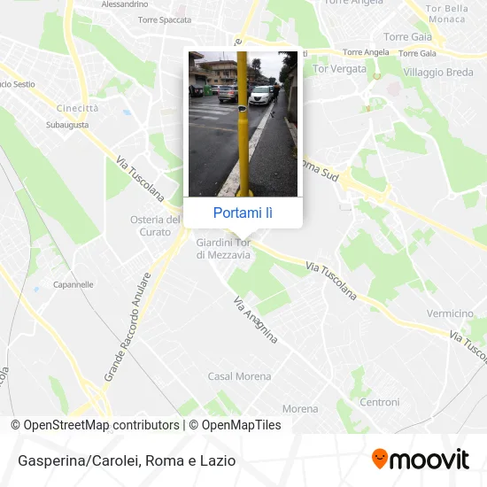 Mappa Gasperina/Carolei