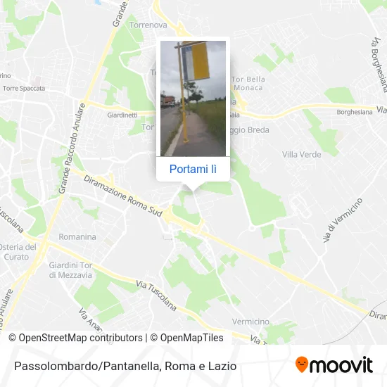 Mappa Passolombardo/Pantanella