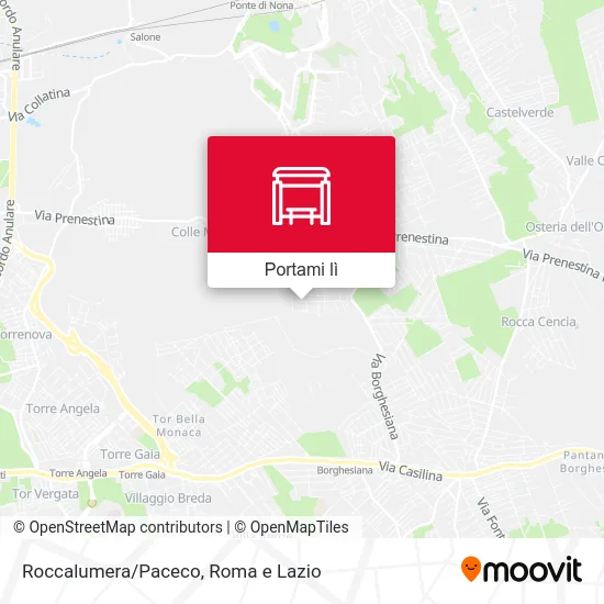 Mappa Roccalumera/Paceco