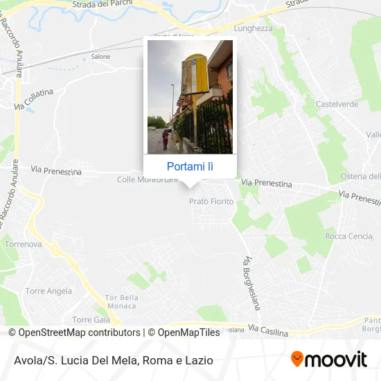 Mappa Avola/S. Lucia Del Mela