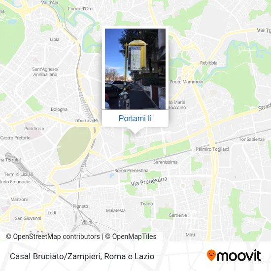 Mappa Casal Bruciato/Zampieri