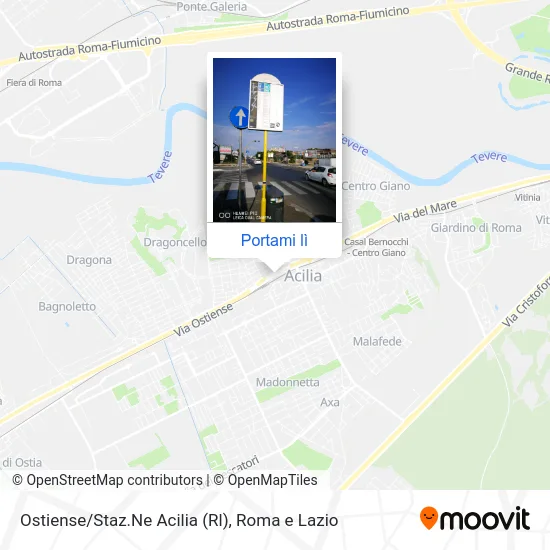 Mappa Ostiense/Staz.Ne Acilia (Rl)