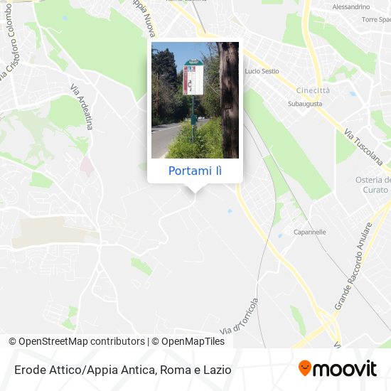 Mappa Erode Attico/Appia Antica