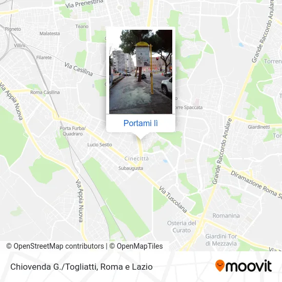 Mappa Chiovenda G./Togliatti