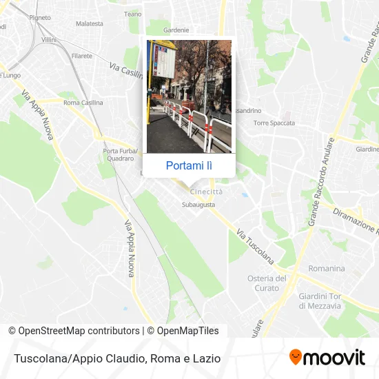 Mappa Tuscolana/Appio Claudio