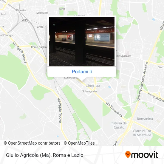 Mappa Giulio Agricola (Ma)