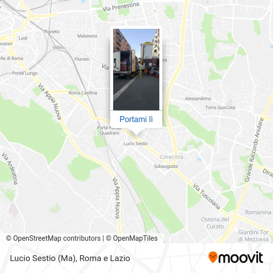 Mappa Lucio Sestio (Ma)