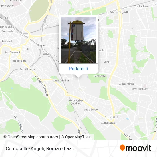 Mappa Centocelle/Angeli