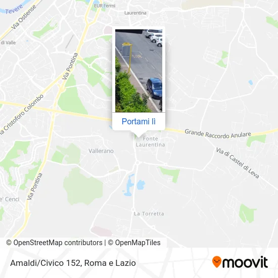 Mappa Amaldi/Civico 152