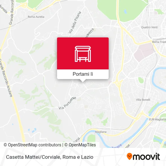 Mappa Casetta Mattei/Corviale
