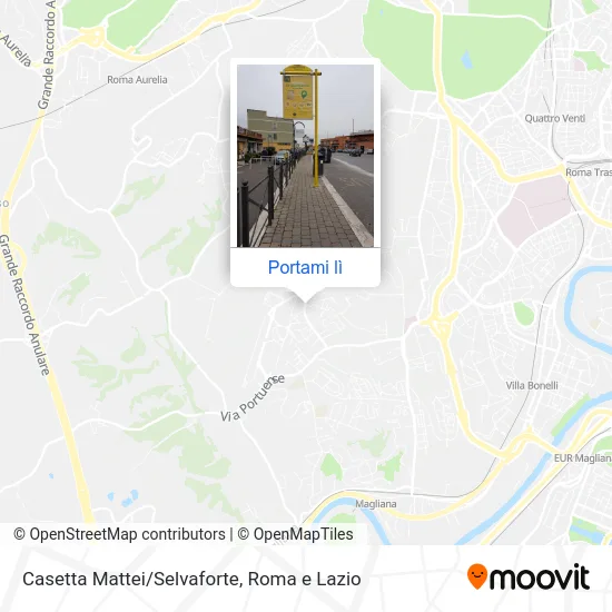 Mappa Casetta Mattei/Selvaforte