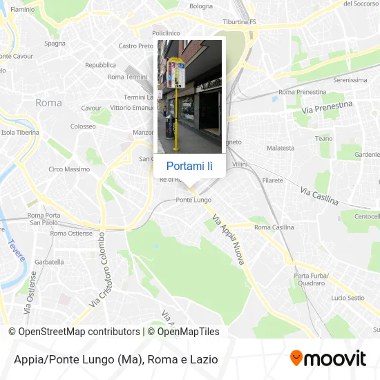 Mappa Appia/Ponte Lungo (Ma)