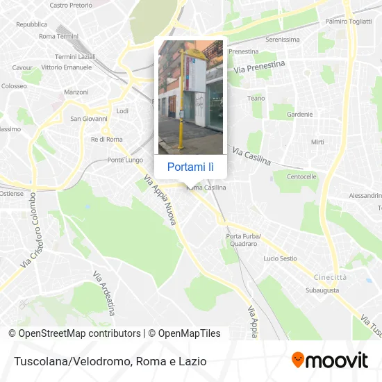 Mappa Tuscolana/Velodromo