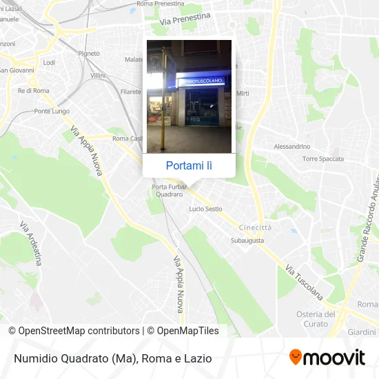 Mappa Numidio Quadrato (Ma)