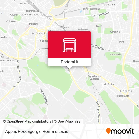 Mappa Appia/Roccagorga