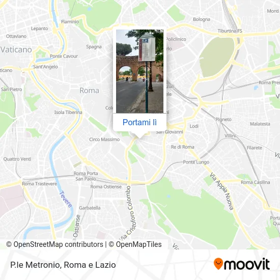Mappa P.le Metronio