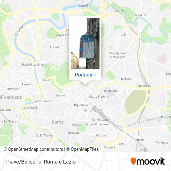 Mappa Piave/Belisario