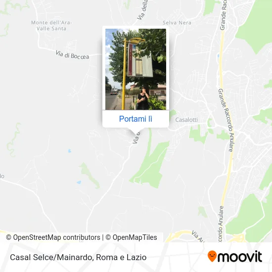 Mappa Casal Selce/Mainardo