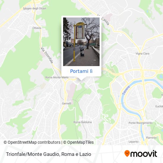 Mappa Trionfale/Monte Gaudio