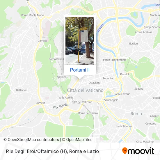 Mappa P.le Degli Eroi/Oftalmico (H)