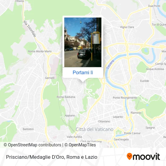 Mappa Prisciano/Medaglie D'Oro