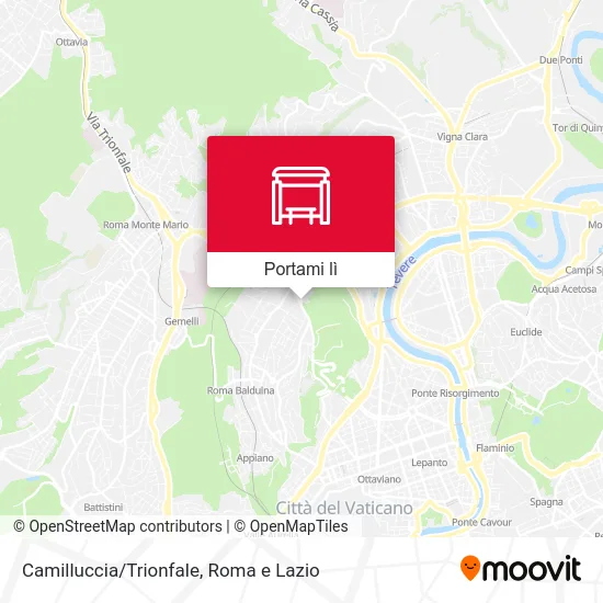 Mappa Camilluccia/Trionfale