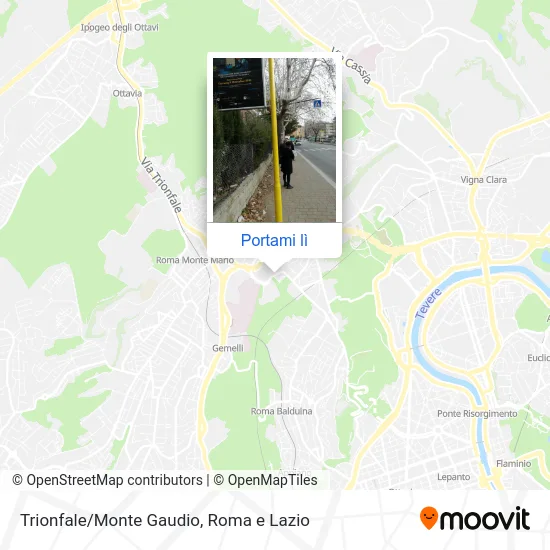 Mappa Trionfale/Monte Gaudio