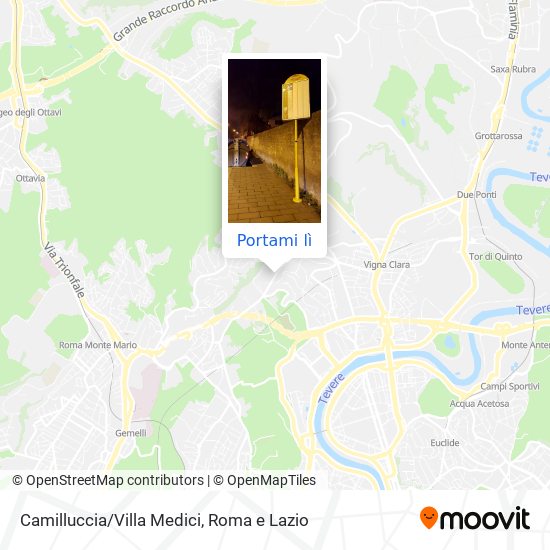 Mappa Camilluccia/Villa Medici