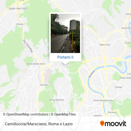 Mappa Camilluccia/Marsciano