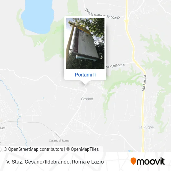 Mappa V. Staz. Cesano/Ildebrando