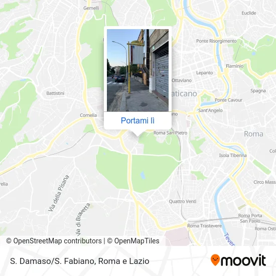 Mappa S. Damaso/S. Fabiano