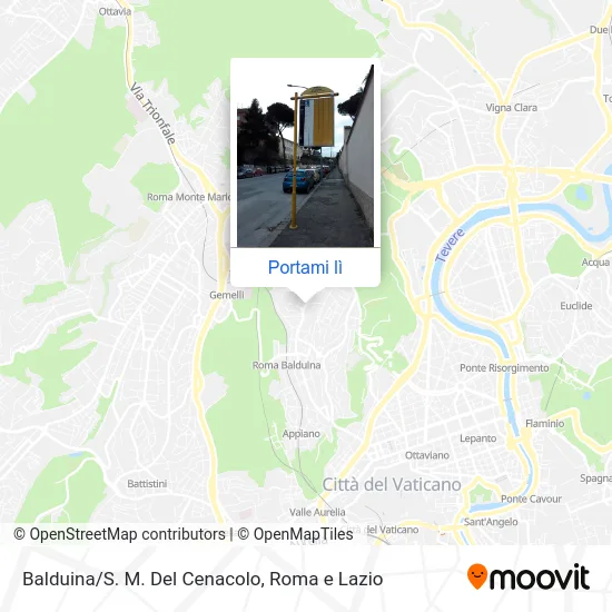 Mappa Balduina/S. M. Del Cenacolo