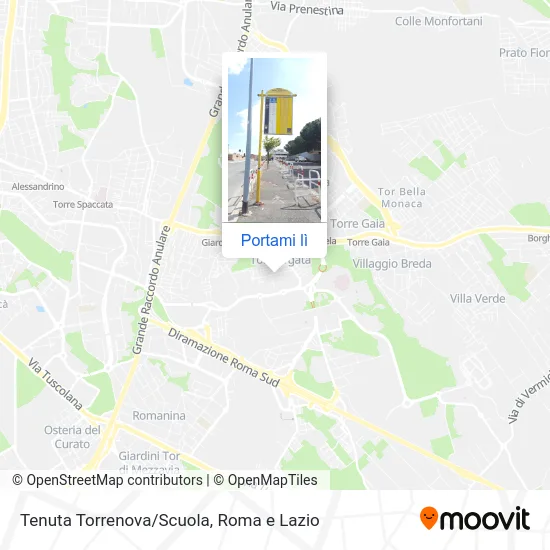 Mappa Tenuta Torrenova/Scuola