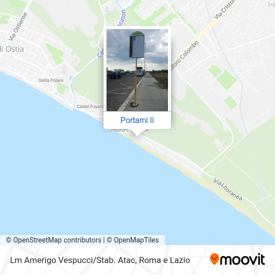 Mappa Lm Amerigo Vespucci/Stab. Atac