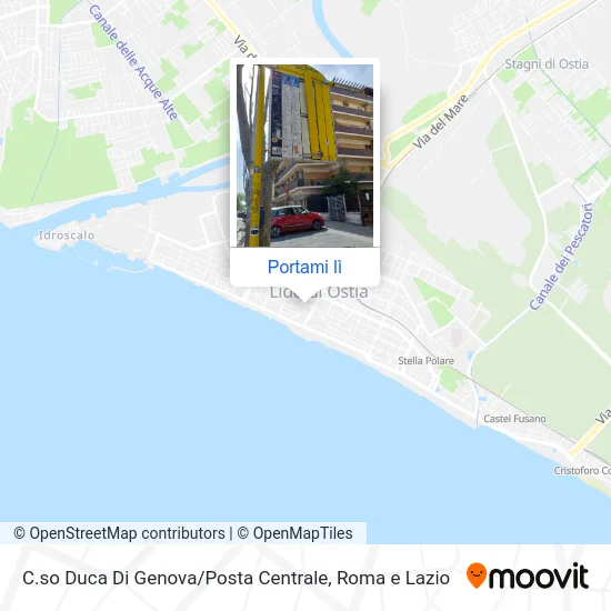 Mappa C.so Duca Di Genova / Posta Centrale