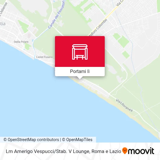 Mappa Lm Amerigo Vespucci / Stab. V Lounge