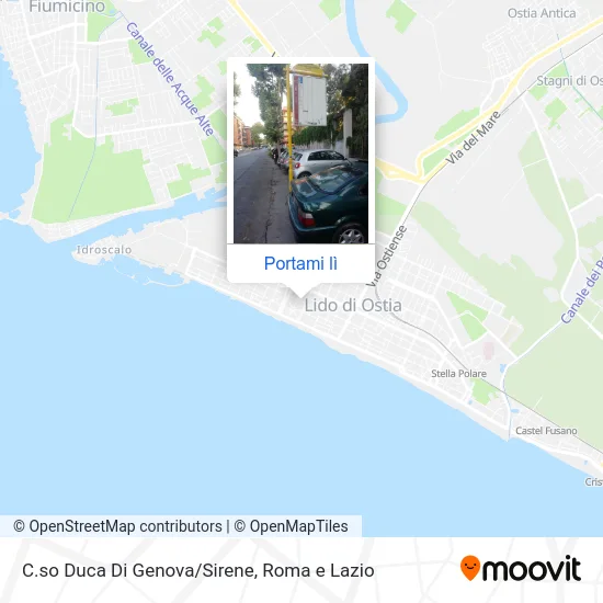 Mappa C.so Duca Di Genova/Sirene