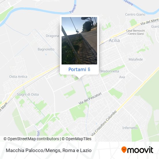 Mappa Macchia Palocco/Mengs