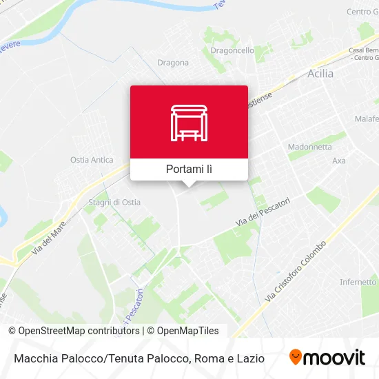 Mappa Macchia Palocco/Tenuta Palocco