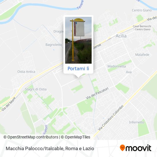 Mappa Macchia Palocco/Italcable