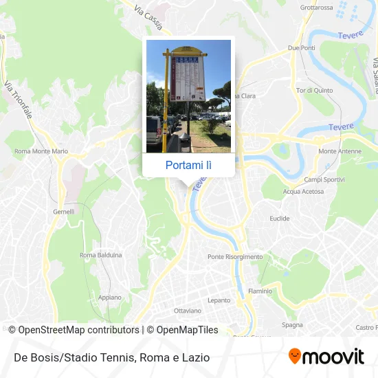 Mappa De Bosis/Stadio Tennis