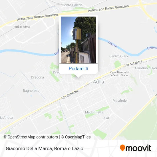 Mappa Giacomo Della Marca