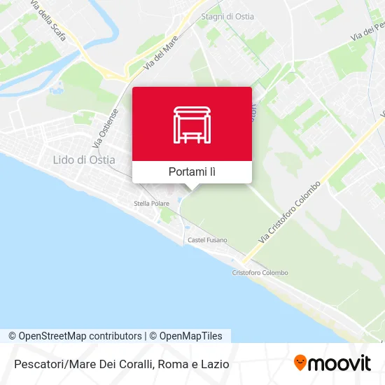 Mappa Pescatori/Mare Dei Coralli