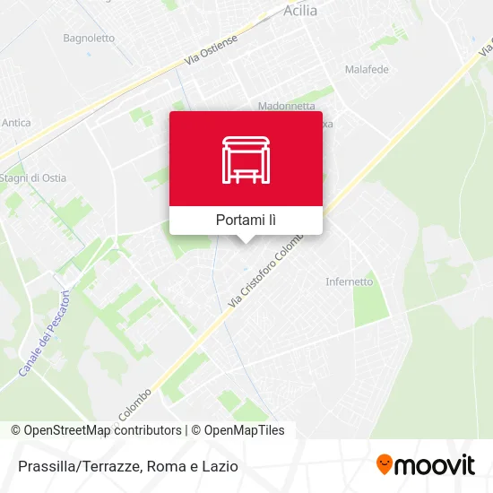 Mappa Prassilla/Terrazze