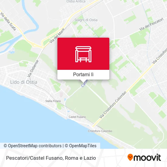 Mappa Pescatori/Castel Fusano